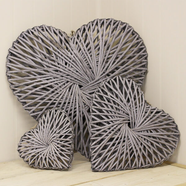 extra large rattan heart
