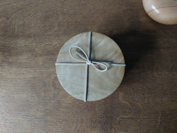 Round Mango Coasters at The Wooden Gem.