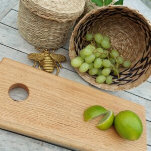 Extra large grey rattan wreath by The Wooden Gem.